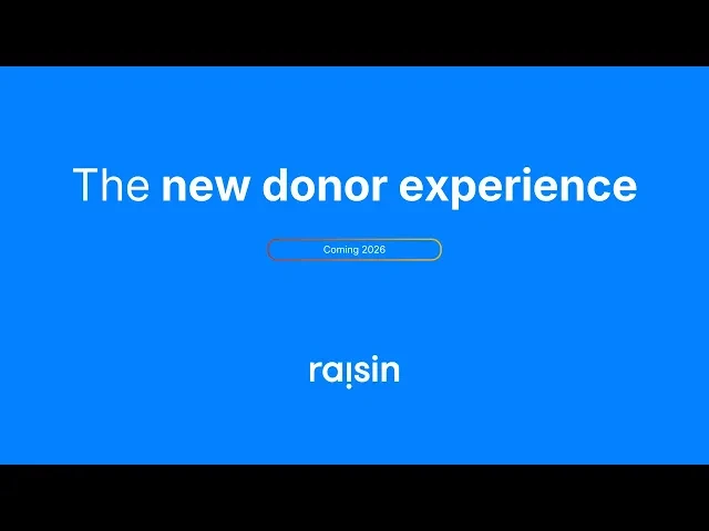 The new donor experience webinar